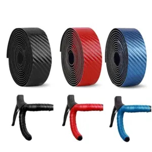 BUCKLOS Road Bike Handlebar Tape Bicycle Handlebar Tapes Anti-Slip Damping Wrap Cycling Handle Bandage Wrap Bar Belt Accessories