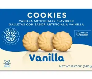 (3packs) Galletas Carlitas - Vanilla Cookies 8.47 oz