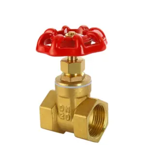 DN15 DN20 DN25 DN32 DN40 DN50 Brass Gate Valves  Water Valve Switch Valve BSP Thread Gate Valve