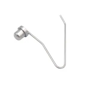 5PCS Stainless steel solid head  springs snap button clips pin for hula hoop