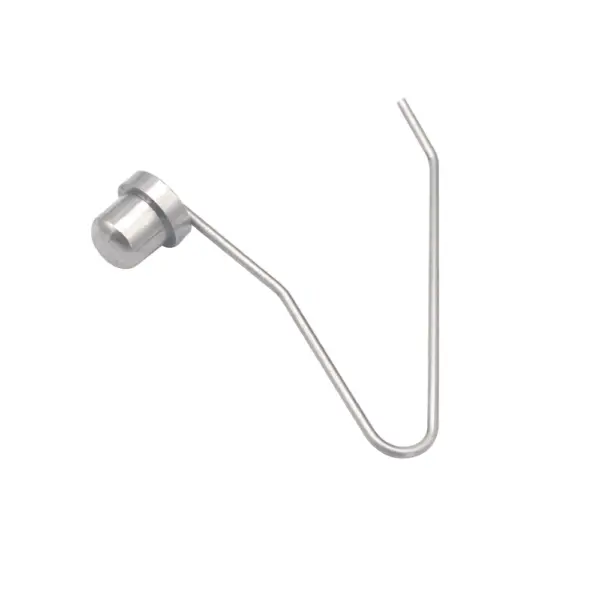 5PCS Stainless steel solid head  springs snap button clips pin for hula hoop