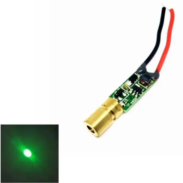 Mini Green Laser Light Effect 515nm 520nm 5mw Green Laser Diode Dot Module Pointer Level for Aiming Positioning