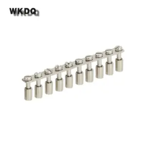10Pcs FBI10-4 Wiring Jumpers For UK1.5N UK1.5 Connector FBI 10-4 DIN Rail UK 1.5 Terminal Block Accessories Fixed Bridge