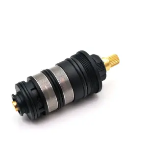 Quality Black Intelligent Thermostat Cartridge Temperature Control Mixing Valve For Bathroom Shower Faucet Core Replacement
