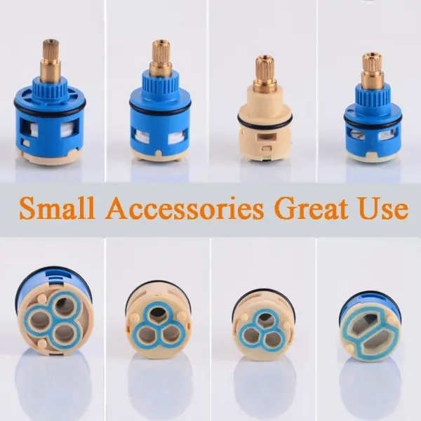 FACIIO Shower Valve Ceramic Faucet Cartridge 2/3/4/5 Way Shower Diverter Mixing Faucet Replacement Parts Sizes 22/26/33mm