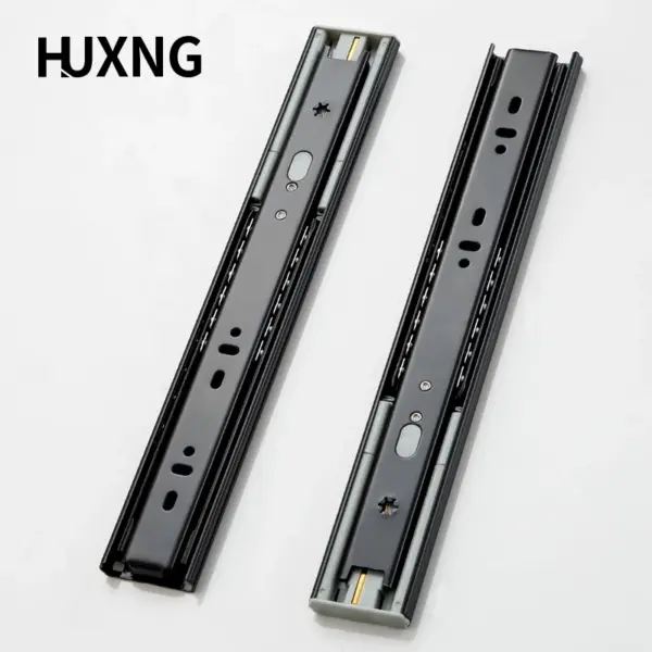 WASHINGST Drawer Slide Rail Runners Soft Close Ball Bearing 3 Folds Full Extension Side Mount Heavy Duty 45 KG Load Capacity