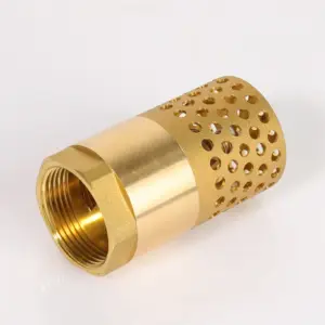 1PCS 1" 1-1/4" 1-1/2" BSP Female Brass Check Valve Non-return All Copper Strainer Filter DN25 32 40 50 For Water Plumbing Pump