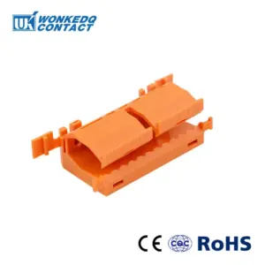 10Pcs 222-500 Mounting Carrier For 222 Compact Splicing Connectors 222-412/413/414 DIN Rail Terminal Block Fast Push-in Bracket