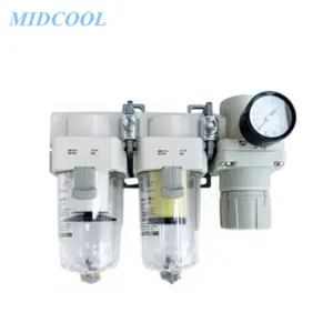 Modular F.R.L. Units Air Combination Air Filter + Regulator + Lubricator AC-A Series AC20C AC30 AC40C AC20C-02G/02DG/02E/02DE-A