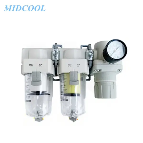 Modular F.R.L. Units Air Combination Air Filter + Regulator + Lubricator AC-A Series AC20C AC30 AC40C AC20C-02G/02DG/02E/02DE-A