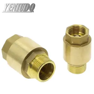 Brass 1/2" 3/4" 1" Female x Male thread wire mouth vertical check valve non-return valve