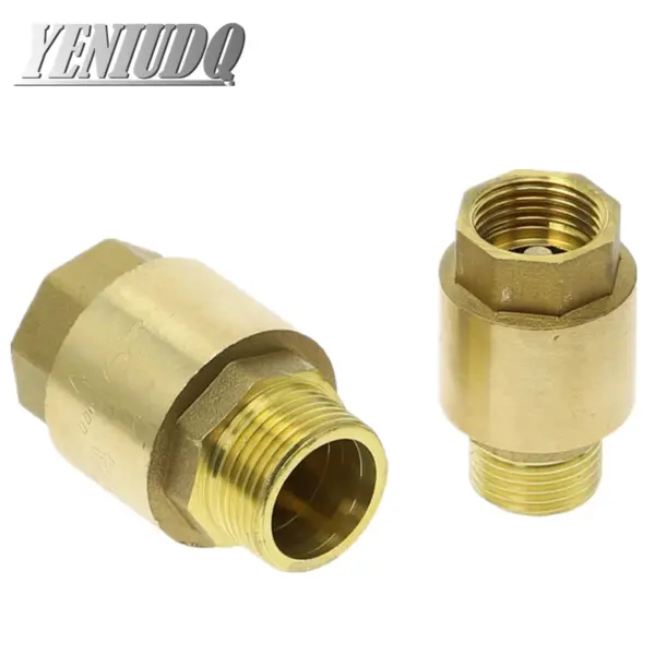Brass 1/2" 3/4" 1" Female x Male thread wire mouth vertical check valve non-return valve