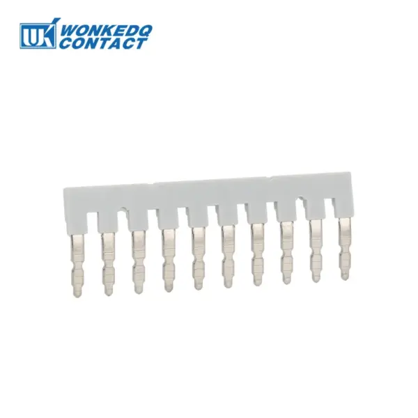 20Pcs EB10-6 Insertion Bridge For Din Rail Terminal Block UK2.5B UKK/UKKB-5 UDK4 DIKD1.5 UK Type Wire Connector EB 10-6 Jumpers