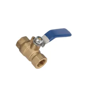 Brass 1/4" Female Thread Ball Valve Plumbing Hose Pipe Fittings Irrigation Couplings Home Improvement Switch Accessories 1Pc