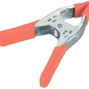 6 Inch Metal Spring Clamps Large Strong Clips Hand Squeeze Grip Orange Spring Clip for Photography Furniture Pony Industrial