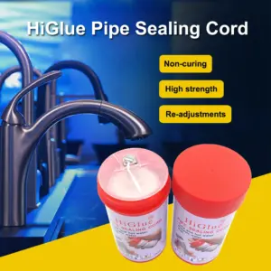 HiGlue 2x150M  Pipe Sealing Cord PTFE Thread Seal Tape Use On Water/Gas