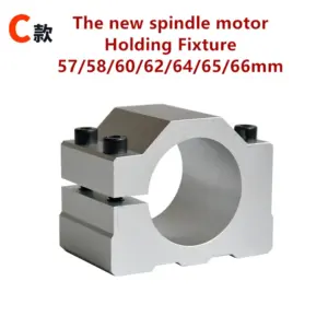 1pc High Quality Spindle Clamp 57/58/60/62/64/65/66mm Aluminum Mounts/fixture/chuck/ Bracket Clamp/Holder  Hold