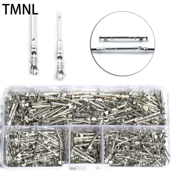 1.0A Plug-in spring auto wire harness connector Cord end terminal Connector Copper crimping terminal Female male kit Electrical