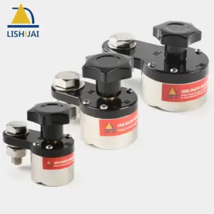 LISHUAI On/Off Magnetic Welding Ground Clamp Rare Earth Switchable Magnet Holder 200A/300A/600A