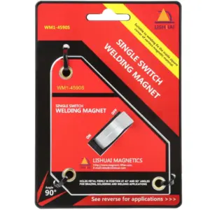 Strong Single Switch Neodymium Welding Magnet Holder On/Off Switch Magnetic Clamp/Magnet Square  45 90 Degree Small Size