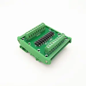 DIN rail  mountable Diode Protection Terminal Block IN5408 3A/1000V Diode Terminal Block.