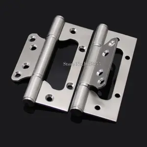 Brand New 3PCS 5Inches Stainless Steel Door Hinges Heavy Duty Ball Bearing Door Hinges Door Project Auxiliar Hardware+Screws