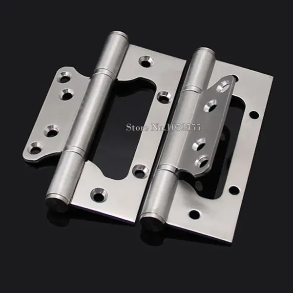 Brand New 3PCS 5Inches Stainless Steel Door Hinges Heavy Duty Ball Bearing Door Hinges Door Project Auxiliar Hardware+Screws