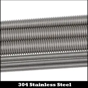 M5 M6 M8 M5*500 M5x500 M6*500 M6x500 M8*500 M8x500 304 Stainless Steel 304ss DIN975 Bolt Full Metric Thread Bar Studding Rod
