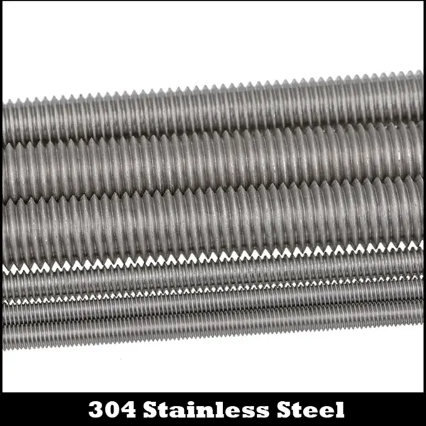M5 M6 M8 M5*500 M5x500 M6*500 M6x500 M8*500 M8x500 304 Stainless Steel 304ss DIN975 Bolt Full Metric Thread Bar Studding Rod