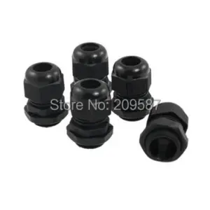 10pcs Metric Thread Nylon Electric Cable Waterproof Cable Gland M18*1.5