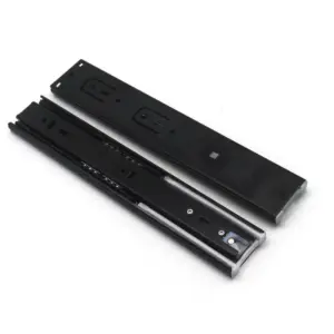 Drawer Slides Full Extension Side Mount Runner Damping Buffer Cabinet Rails Furniture Hardware
