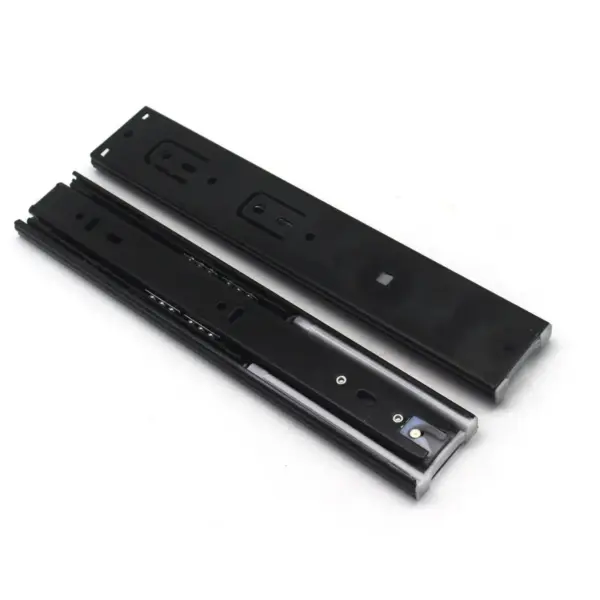 Drawer Slides Full Extension Side Mount Runner Damping Buffer Cabinet Rails Furniture Hardware