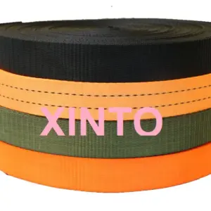 3.8CM,2T,10M black,red orange,orange yellow Shipping cargo lashing strap sling package ratchet tie down belt binder sling.