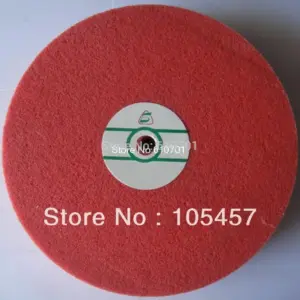 Fiber Polishing Buffing Wheel 180# Grit Nylon Abrasive 250mm Dia 25mm Thickness Hardness:5P