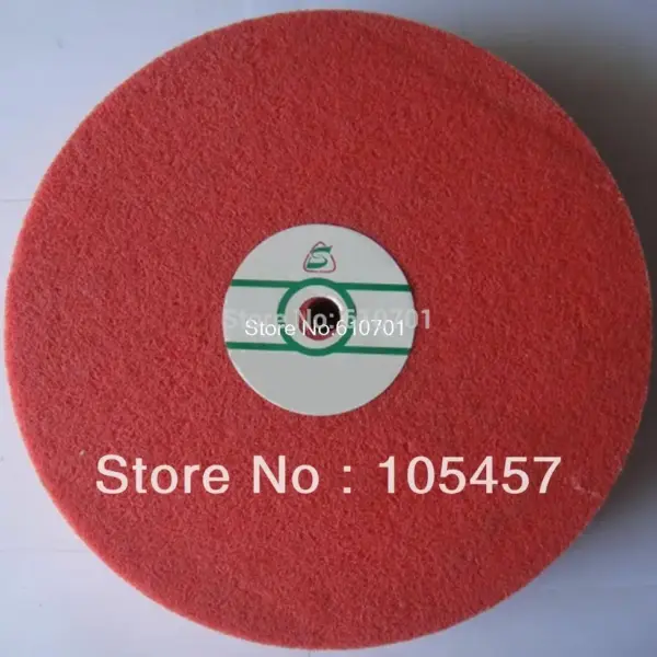 Fiber Polishing Buffing Wheel 180# Grit Nylon Abrasive 250mm Dia 25mm Thickness Hardness:5P