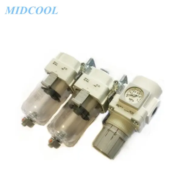 Modular F.R.L. Units  Air Combination Air Filter + Regulator + Lubricator AC-B Series AC20C AC20C-01G/02G/01DG/02DG/01CG/02CG-B