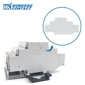 50Pcs D-PT2.5-3L End Cover For PT 2.5-3L 3 Level Connector Wire Electrical Din Rail Terminal Block Accessories Barrier Plate