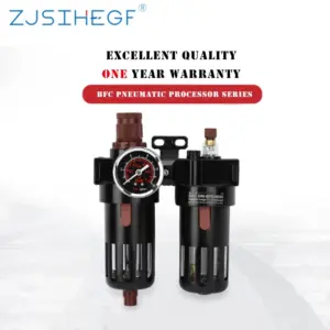 Pneumatic Air Filter Pressure Regulator Valve BFC-2000 3000 4000 1/4 3/8 1/2 Lubricator Compressor Oil Water Separtor BFC2000