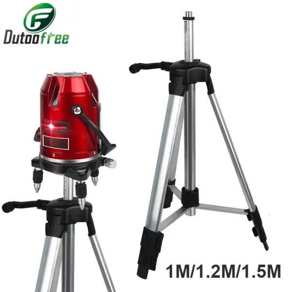 1M/1.2M/1.5M Laser Level Tripod Laser Tripod Adjustable Height for Laser Level  Tripod Aluminum Alloy Self leveling Tripod