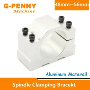 CNC Spindle Motor fixture 48mm,50mm,52mm,54mm,56mm Spindle Clamping bracekt Aluminium fixture