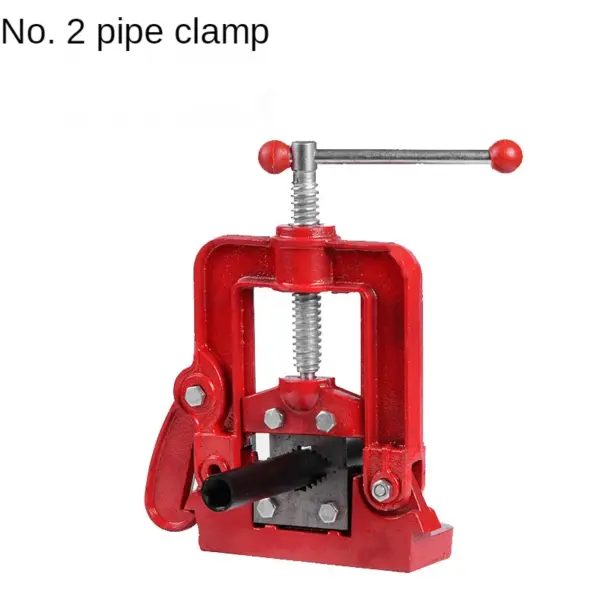 Thickening and Heavy-Duty Pipe Clamp No. 2 Pipe Bench Vise Pipe Pressure Pipe Clamp Wire Groping Machine Fixture