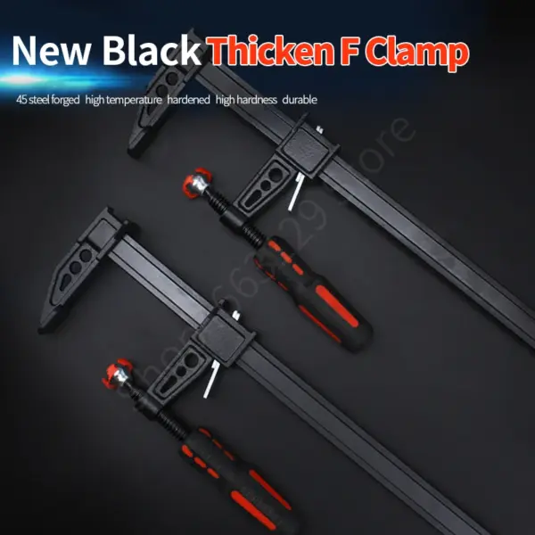 WoodWorking F Clamp Heavy Duty Quick Release Fixing Clamp Compactor Mold Clamp Malleable Iron Forging Woodworking DIY Hand Tool