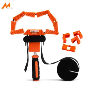 Band Clamp with Extra 4pcs Corner Jaws Woodworking Frame Clamp Strap Holder Irregular Shapes Angle Strap Belt Clamps