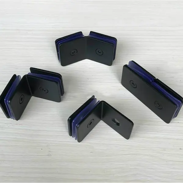 304 stainless steel glass partition code glass to wall 90 degree single side corner code bathroom fixed clamp wall clam(SJ1365)