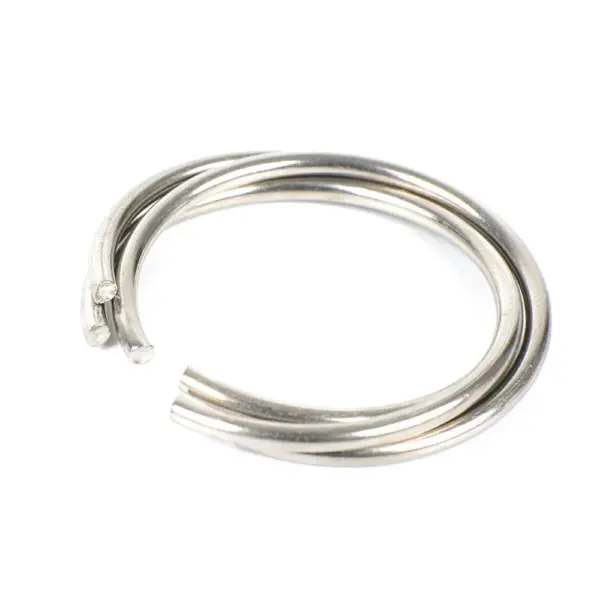 Yiqianyuan Diameter 1.5mm SUS304 Stainless Steel Round Wire Snap Rings Hole Retainer Circlips for Shaft OD 13.8mm to 60.5mm