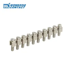20Pcs FBI 10-8 Jumper 2/3/4/10 Contact Positions UK6N UK 6 Din Rail Terminal Block Wire Connector FBI10-8 2/3/4-8 Fixed Bridge