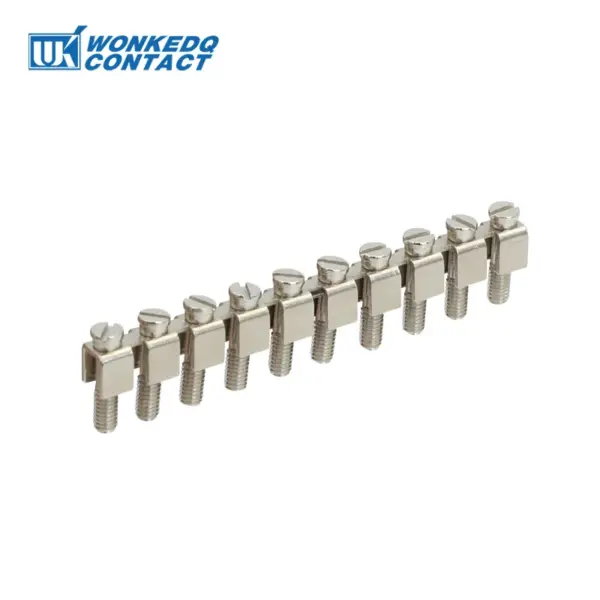 20Pcs FBI 10-8 Jumper 2/3/4/10 Contact Positions UK6N UK 6 Din Rail Terminal Block Wire Connector FBI10-8 2/3/4-8 Fixed Bridge