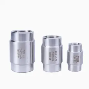 Brass Non Return Check Valve, 1/4" 3/8" 1/2" 3/4" 1" Female G Thread, High Pressure Soft Seal for Water Oil  Gas Systems,JO21064