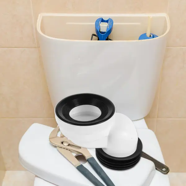 Flush Offset Toilet Flange Connector 10cm White Easy Install Adapter Change Place Toilet Drain Pipe Repair Connector