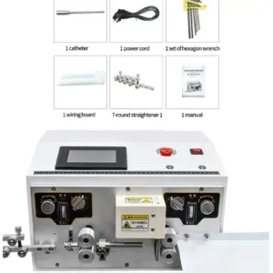 "6mm Precision Automatic Wire Stripper and Cutter for 16-30AWG Wires - Efficient Tool for Professionals"